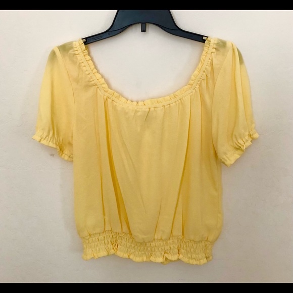Michael Kors Yellow blouse. P/S size. Not Used. - Picture 2 of 8